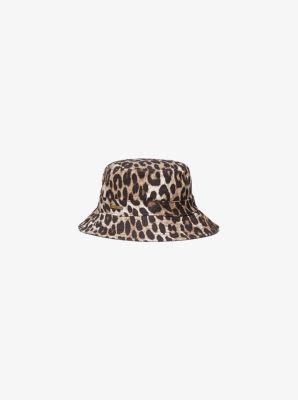 michael kors leopard bucket hat|mk bucket hat.